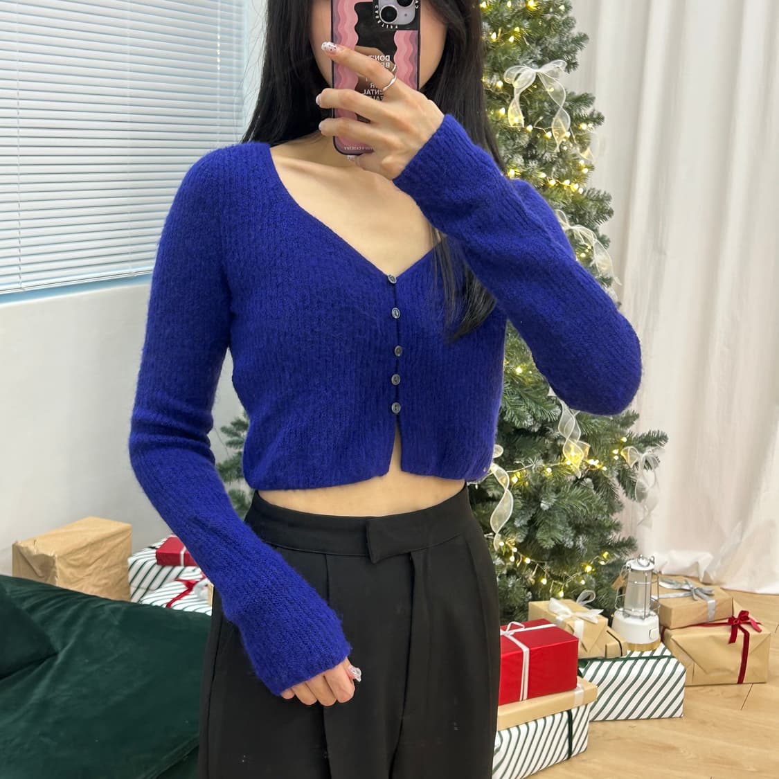 ZARA 크록 니트 가디건 상품이미지2