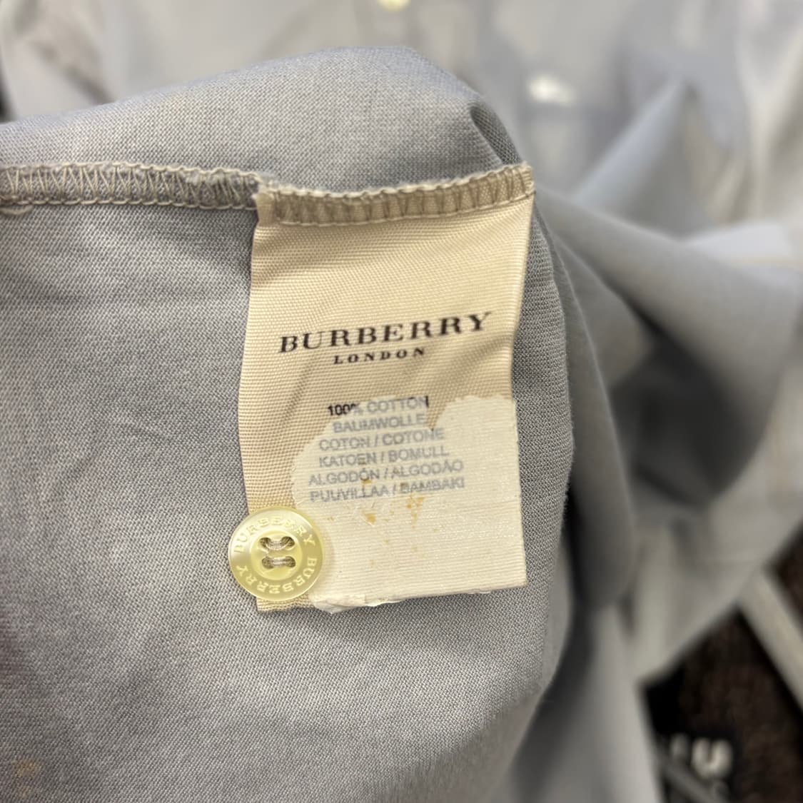 M 버버리 카라 반팔티  상품이미지5