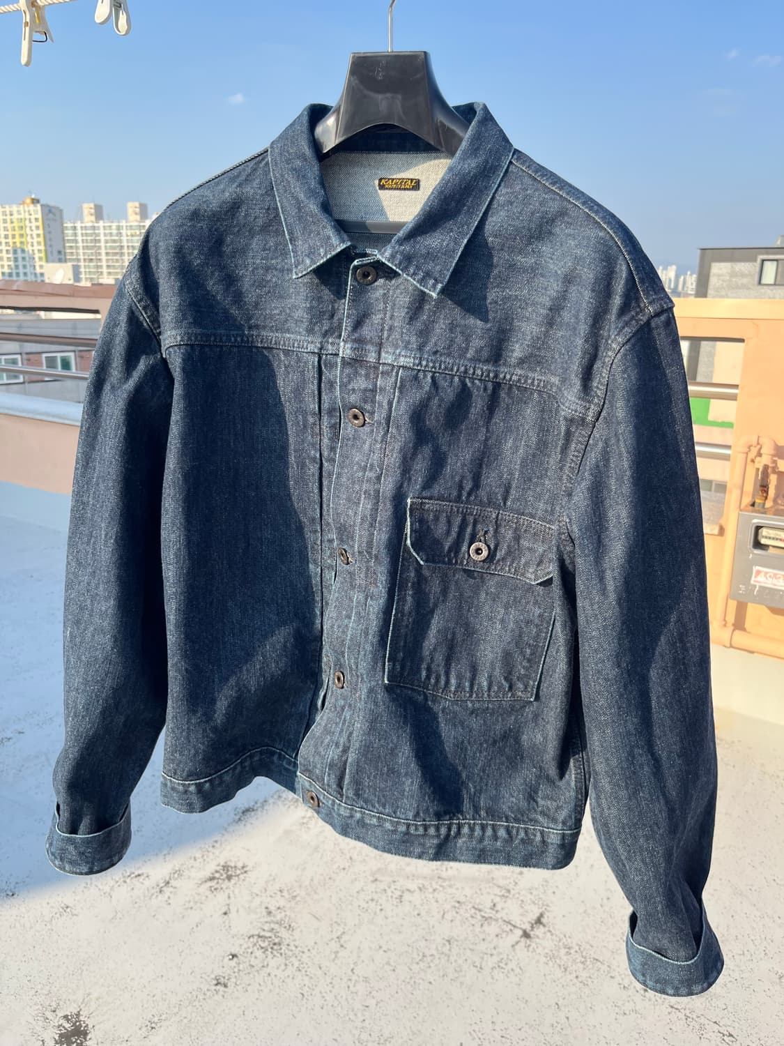 캐피탈 1세대 1st 데님자켓 흑사 상품이미지2