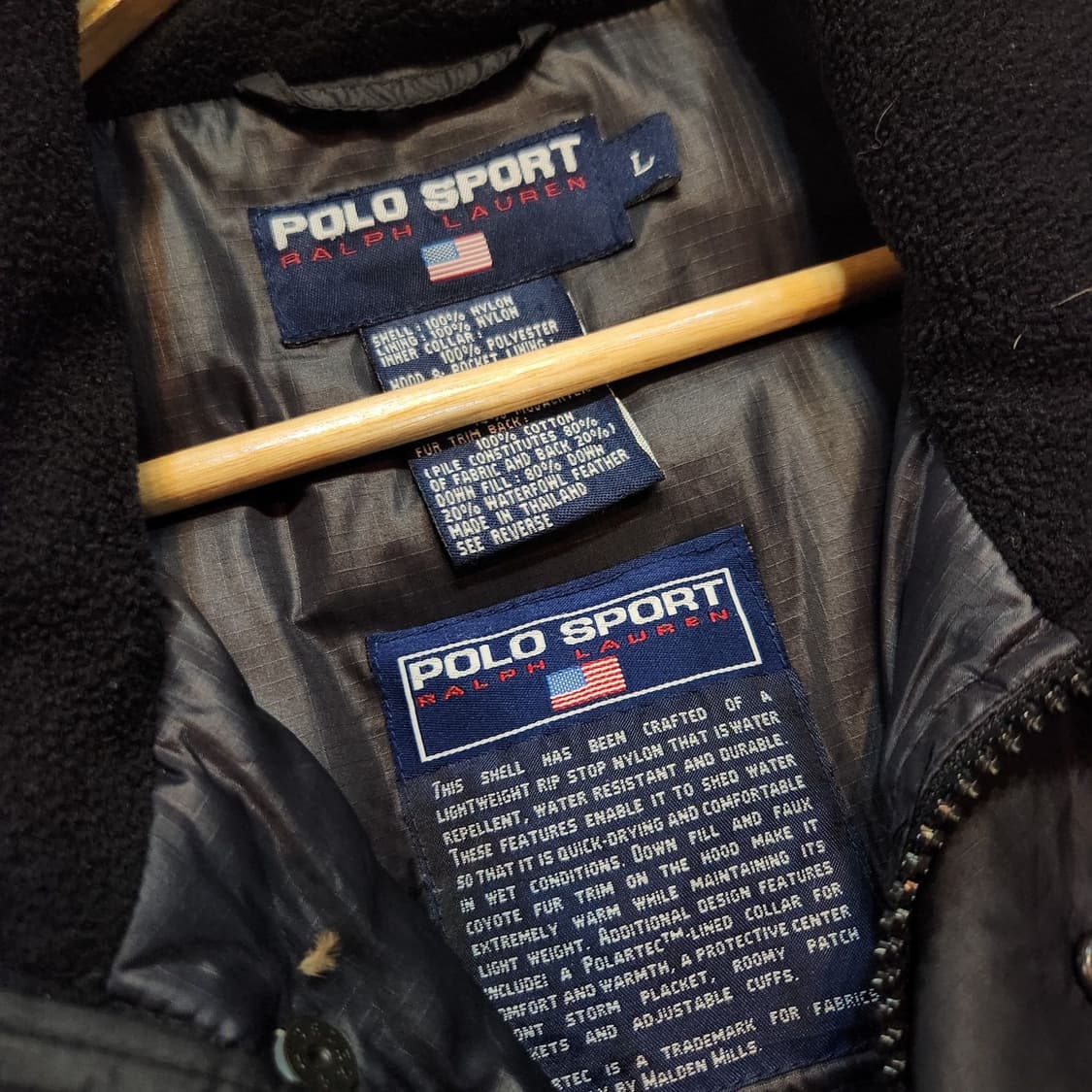 폴로스포츠 덕다운 헌팅 파카 패딩 L 105 상품이미지3