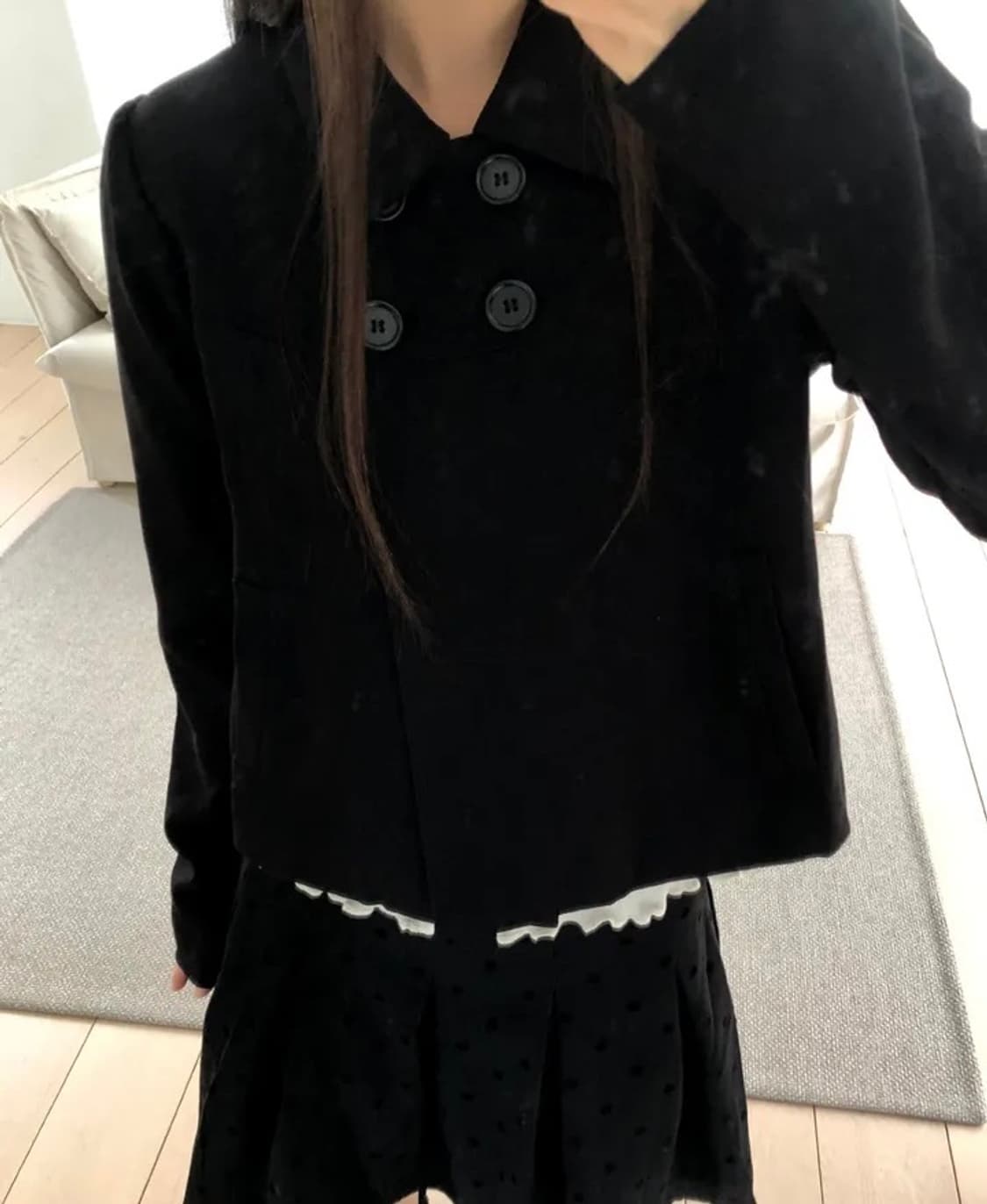 미세키서울깔 버튼자켓 상품이미지1