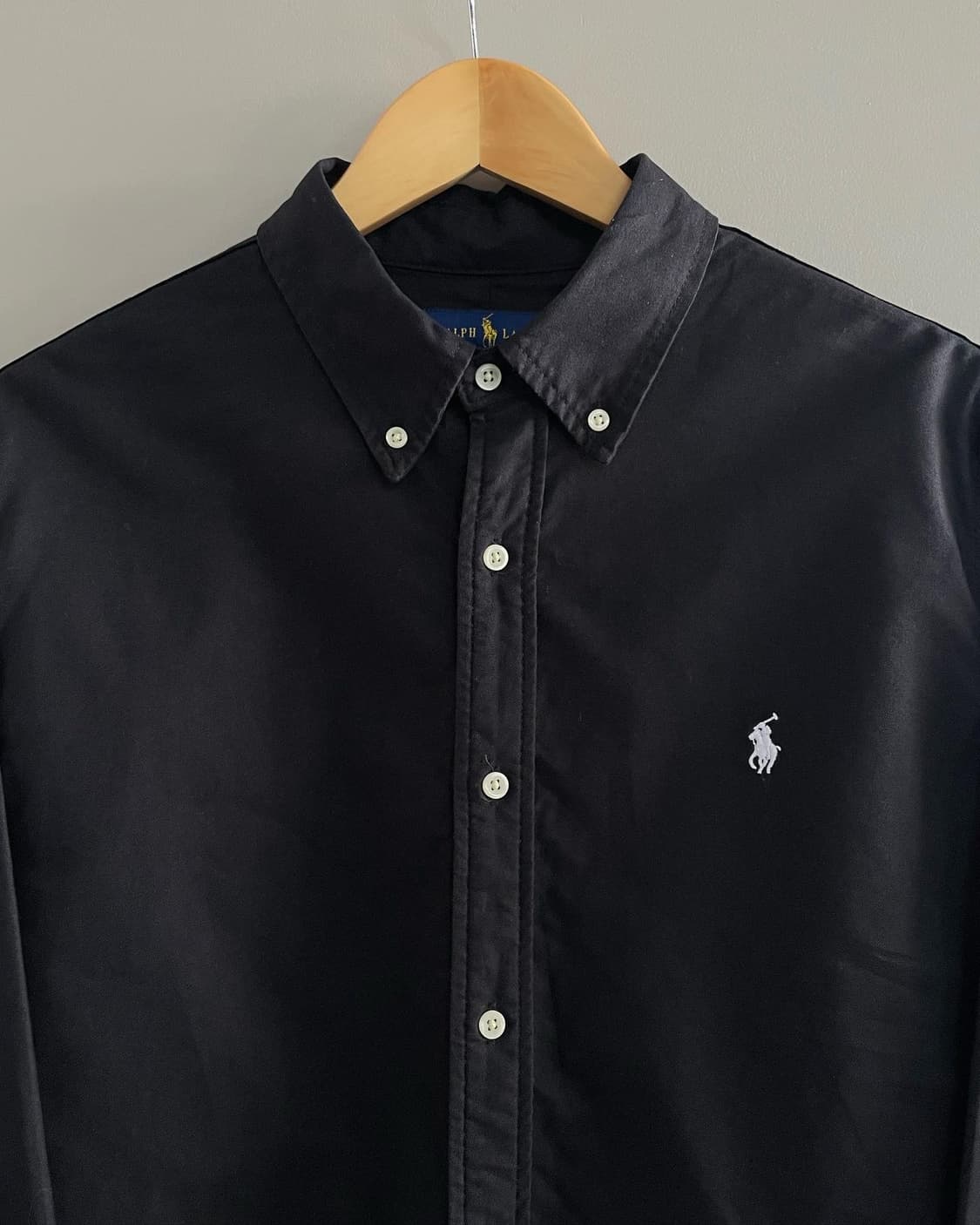 폴로 랄프로렌 클래식핏 솔리드 셔츠 (105-108) 상품이미지2