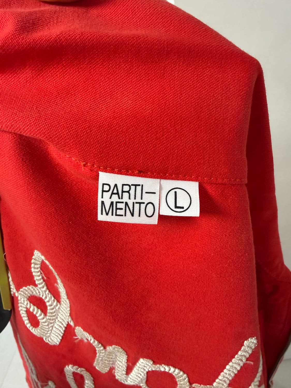 파르티멘토 레드 자켓 L 상품이미지3