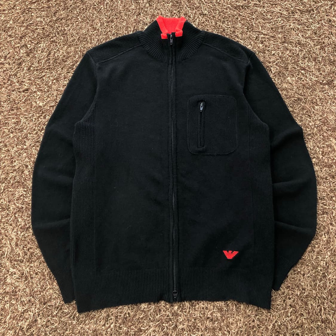 엠포리오 아르마니 투웨이 니트 집업 자켓 상품이미지3