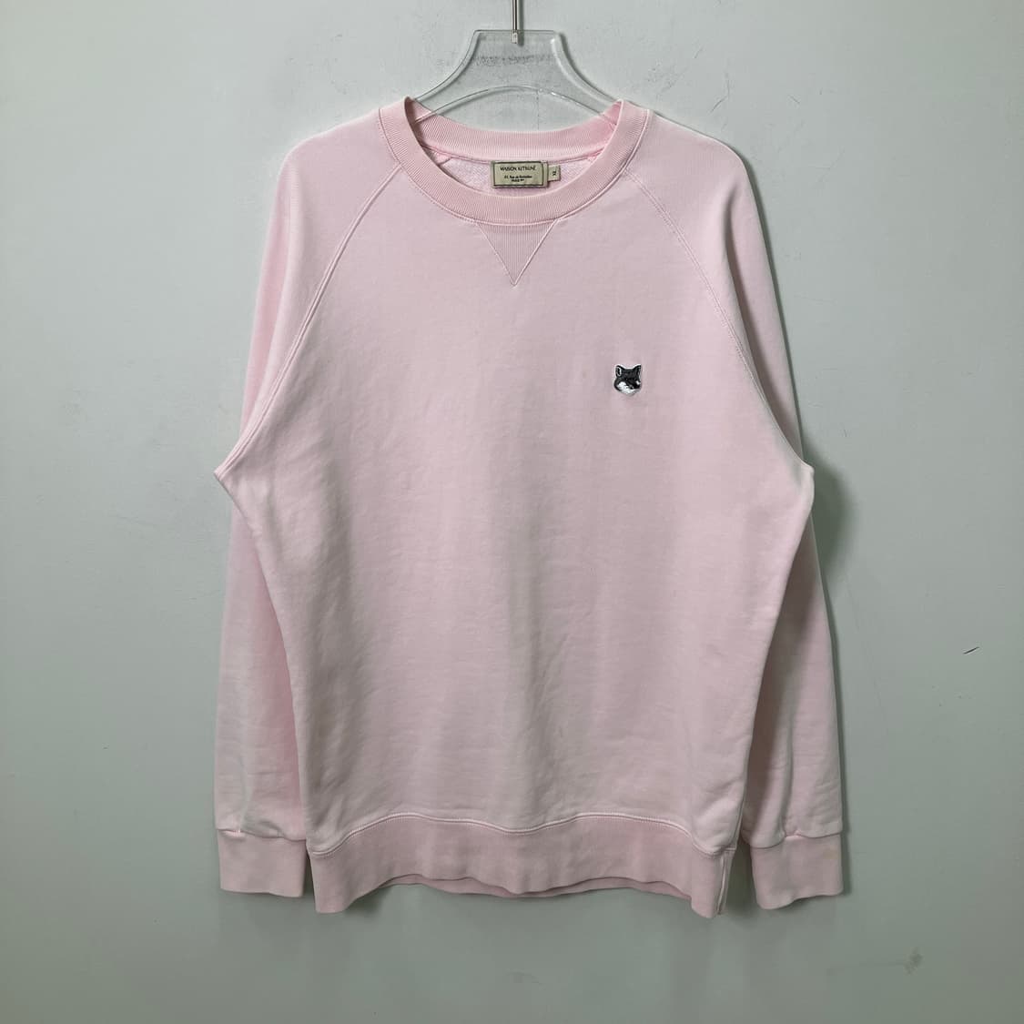 메종키츠네 그레이 폭스 헤드 패치 클래식 스웨트셔츠 XL 상품이미지1