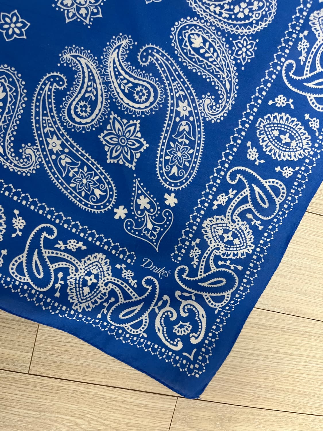 Drake's 블루 페이즐리 반다나 상품이미지2