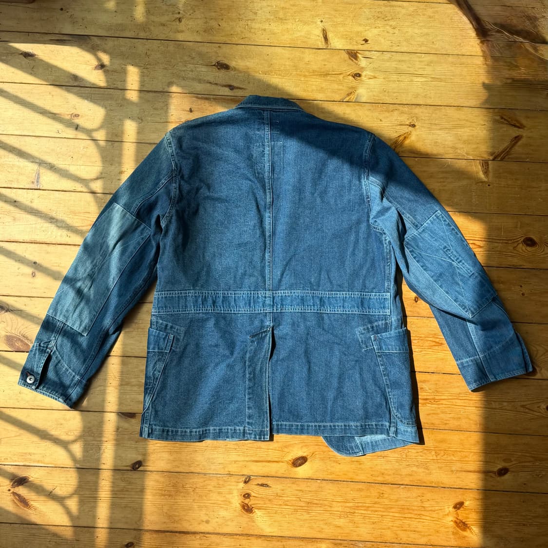 네이머클로딩 데님 패치워크 블레이저 상품이미지2