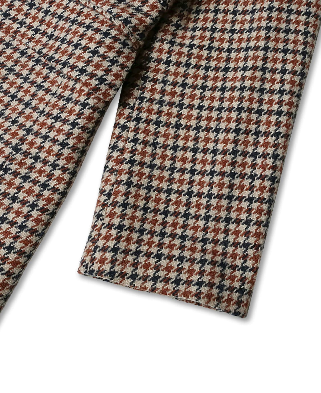 에토네 [Etonne] 하운드 투스 체크 레글런 벨티드 코트 상품이미지4