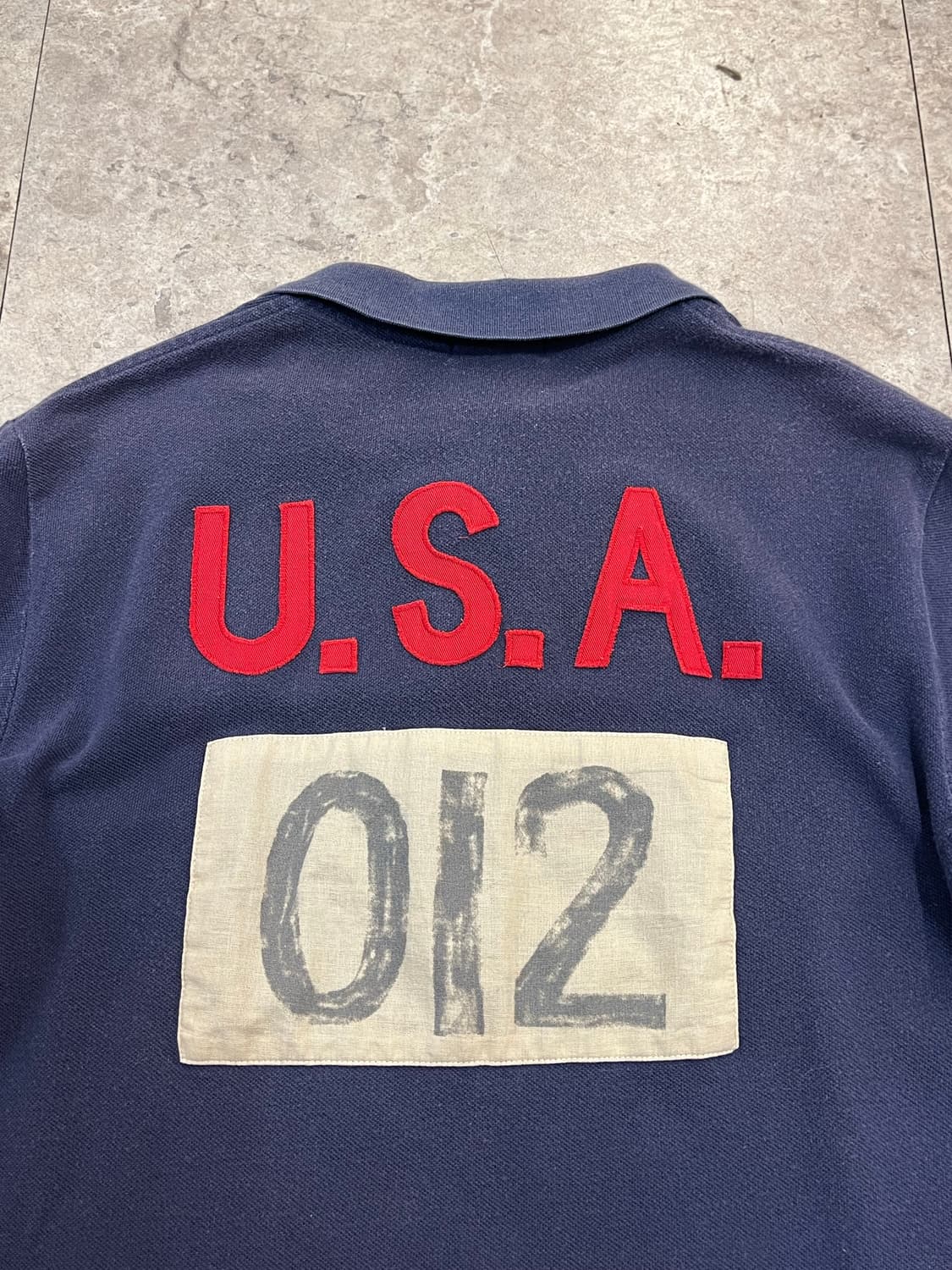 폴로 랄프로렌 빅포니 USA 반팔 카라티 네이비 XL #csz3149 상품이미지9