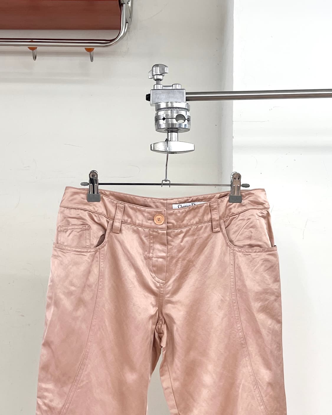 크리스찬 디올 핑크 새틴 카프리 팬츠 상품이미지2