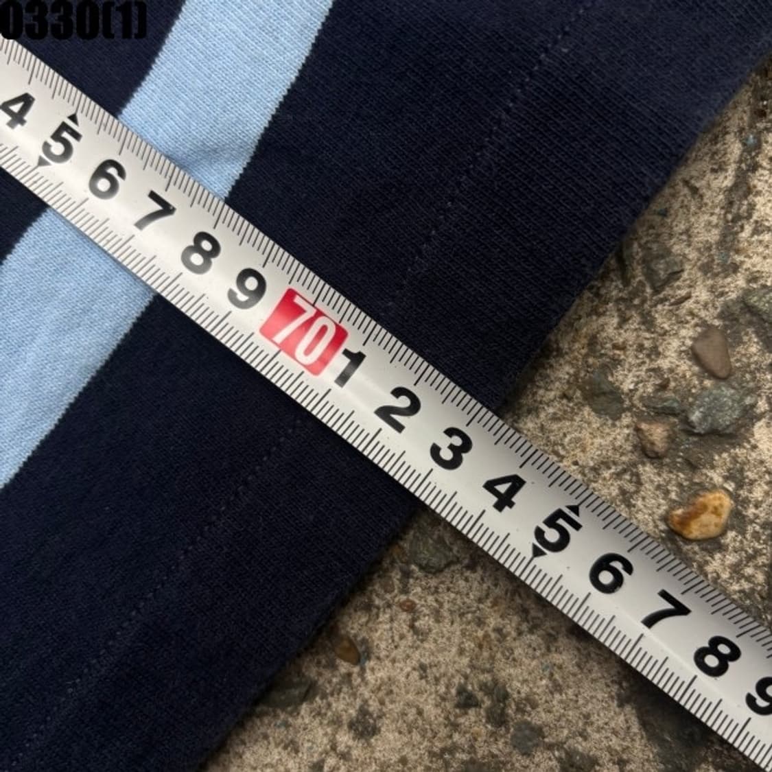 폴로 스트라이프 카라티 남색 하늘 네이비 상품이미지7