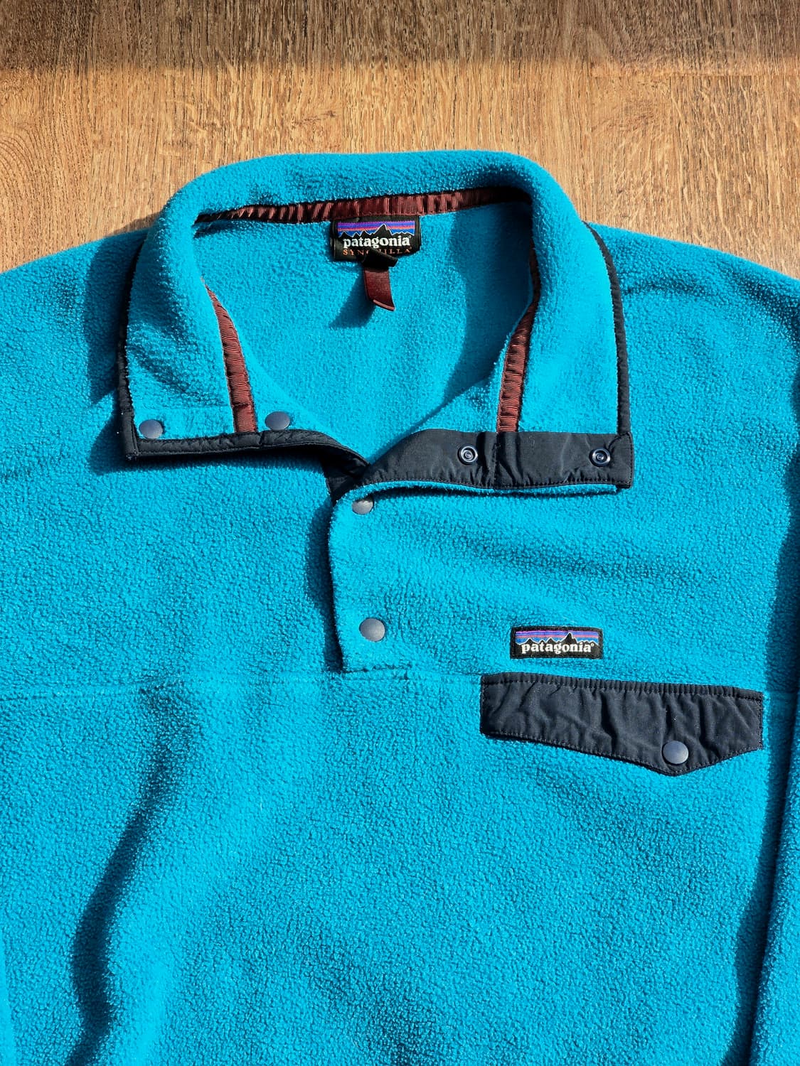 파타고니아 신칠라 스냅티 터콰이즈 / 네이비 L 라이트웨이트 상품이미지1