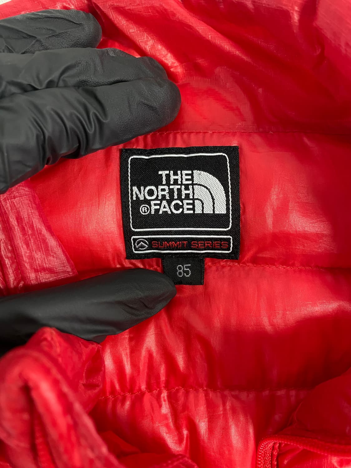 노스페이스 레드 구스다운 800 경량패딩 XS-S 상품이미지4