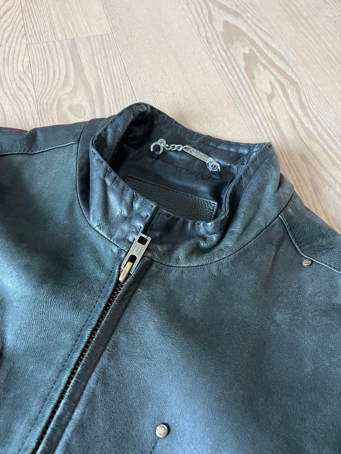 Redlook 고트레더 바이커자켓 L 상품이미지4