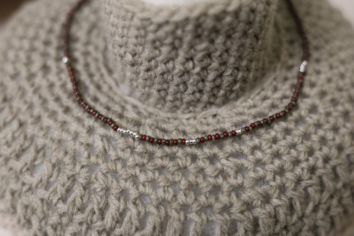 Red & Black.002 핸드메이드 목걸이 상품이미지3