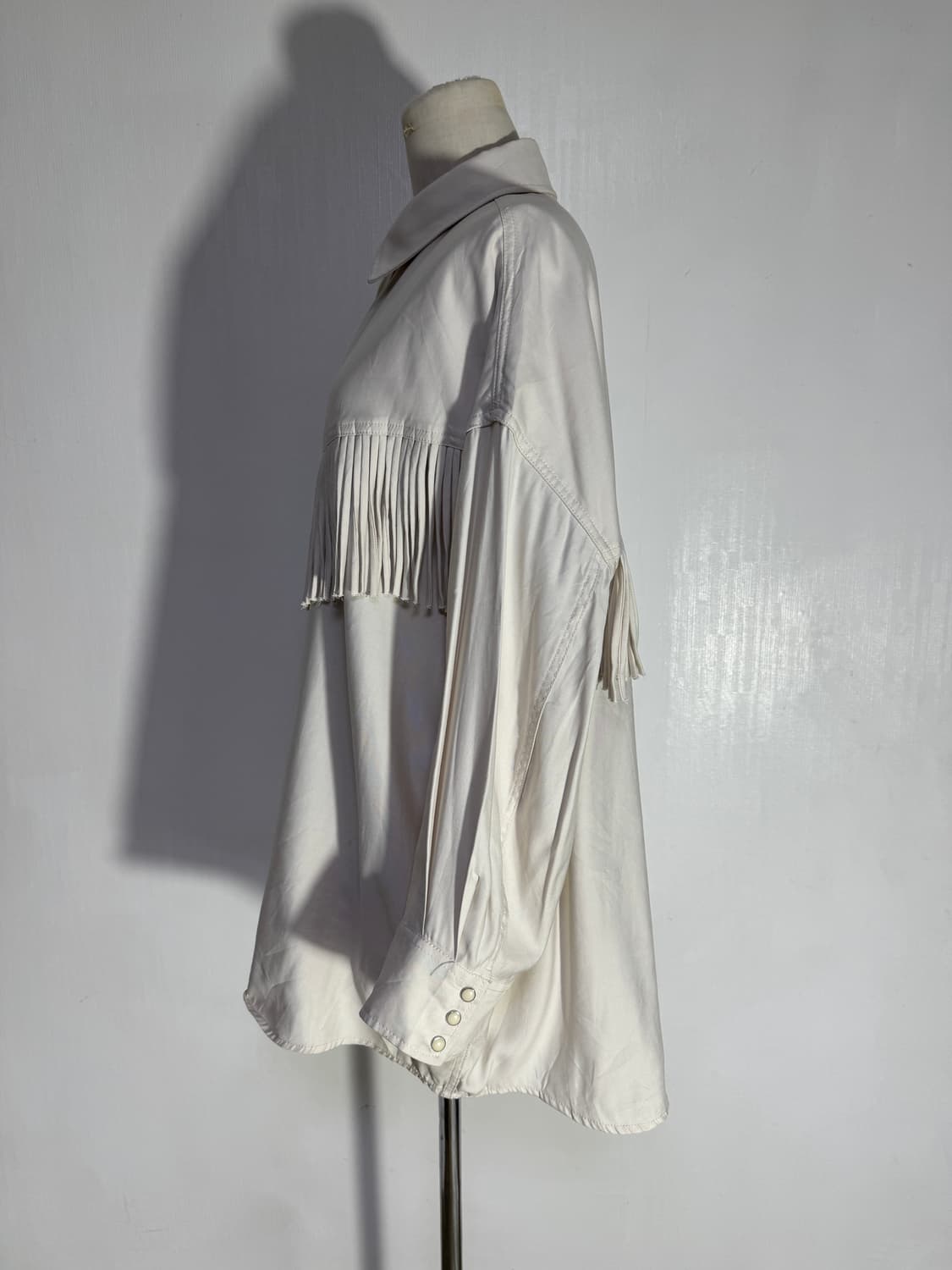 Moussy 프린지 오버 셔츠 웨스턴 y2k goa 상품이미지3