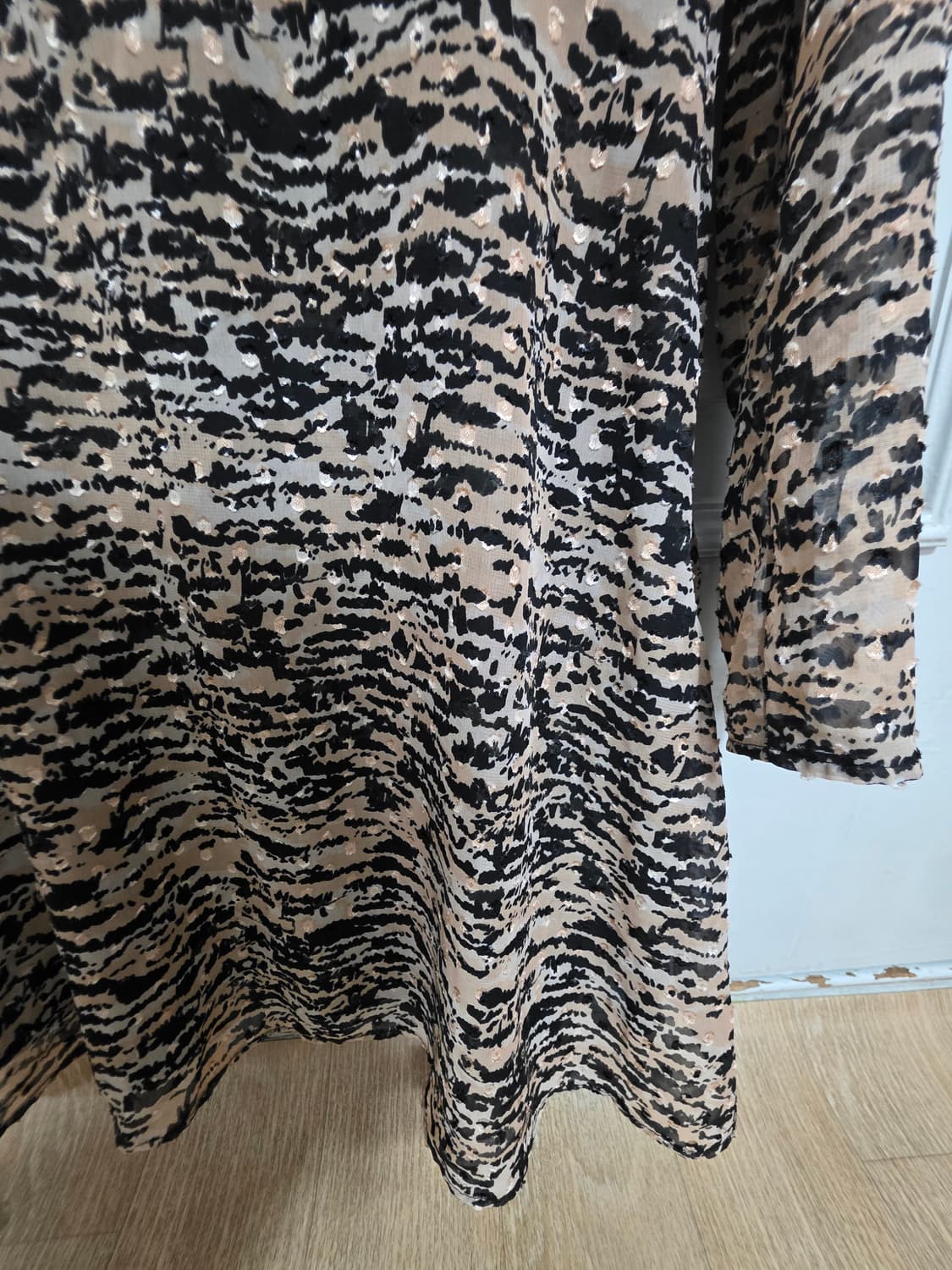 자라 애니멀 프린트 미니 드레스 원피스 S 상품이미지6