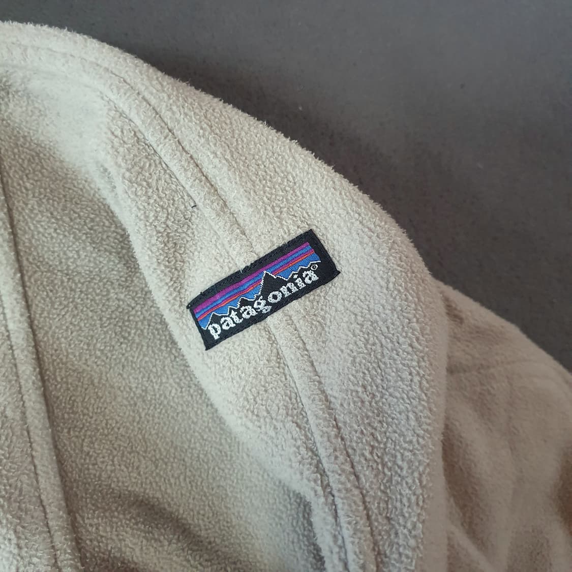 파타고니아 신칠라 후리스 풀집업 자켓 S 아이보리 상품이미지5