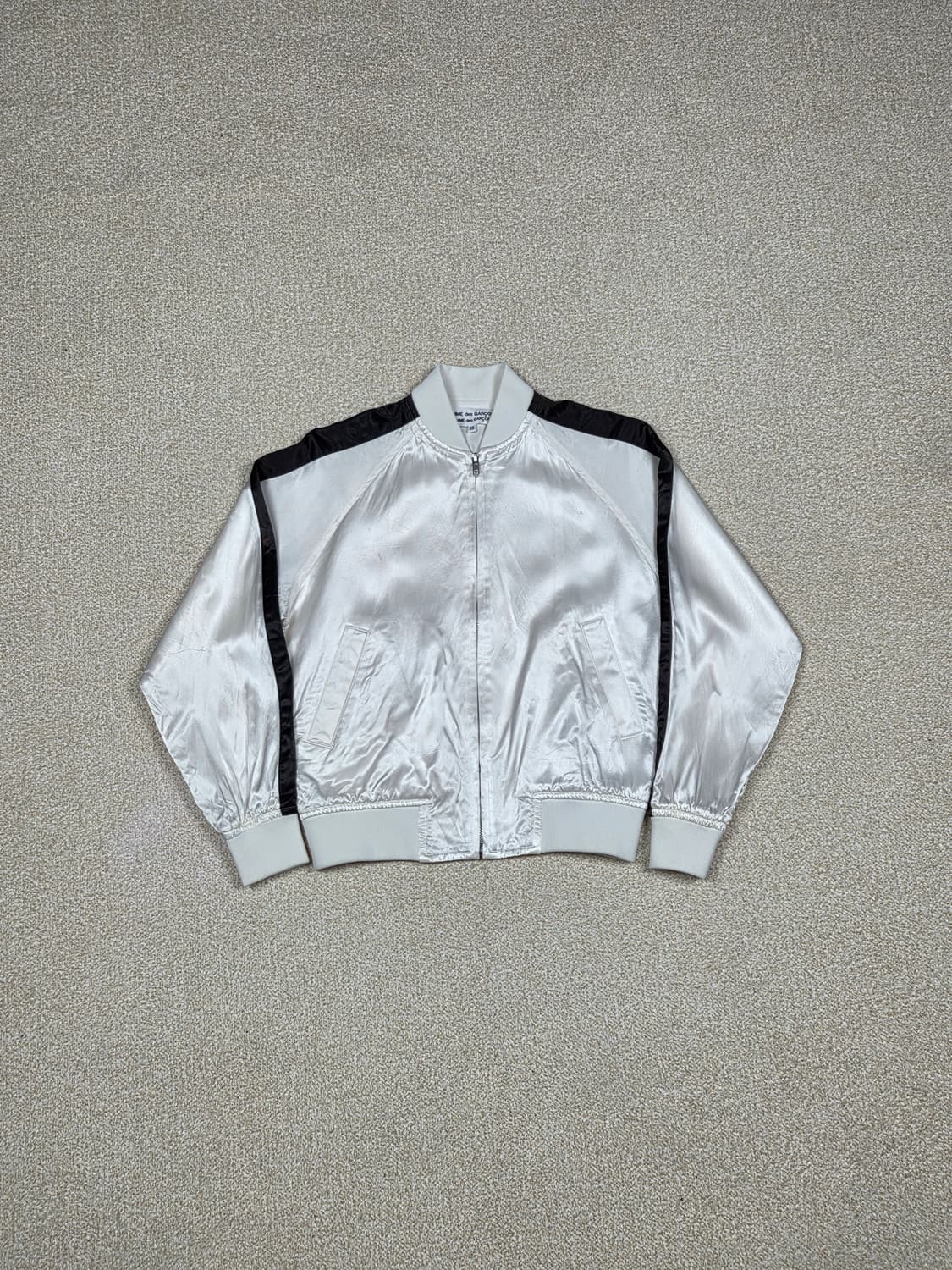 [꼼데가르송 꼼데가르송] 라인 스카잔 봄버 자켓 | 00271 상품이미지1