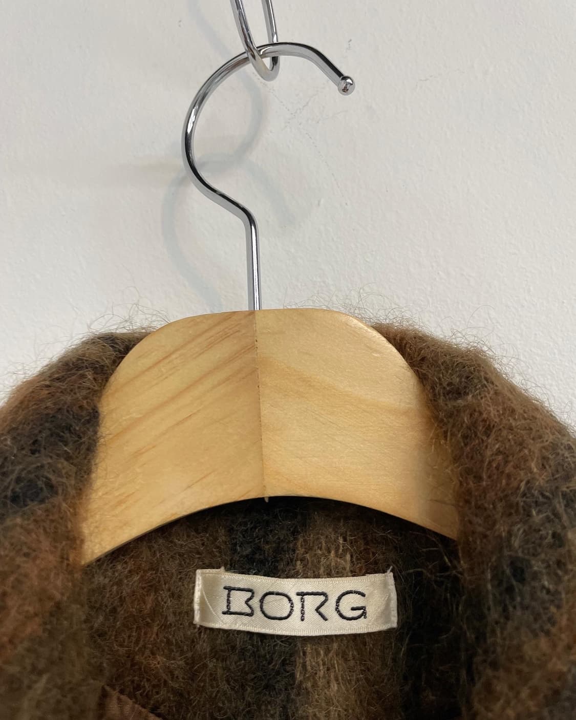 80s 빈티지 모헤어 코트 상품이미지10