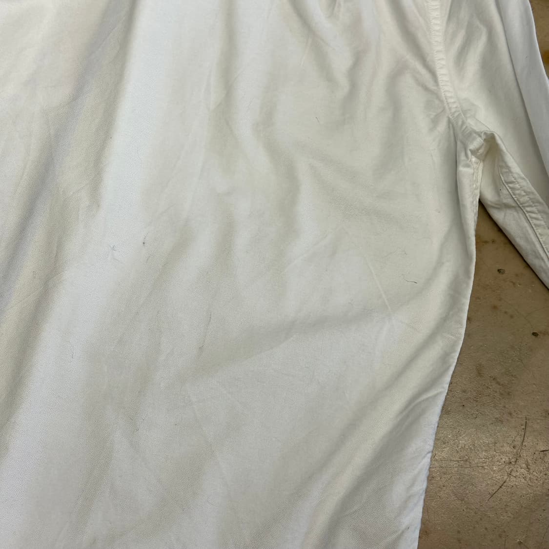 M 라코스테 레귤러핏 화이트 코튼 셔츠 상품이미지7