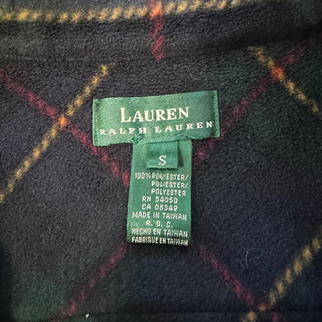 폴로 랄프로렌 그린라벨 플리스 체크 자켓 상품이미지3