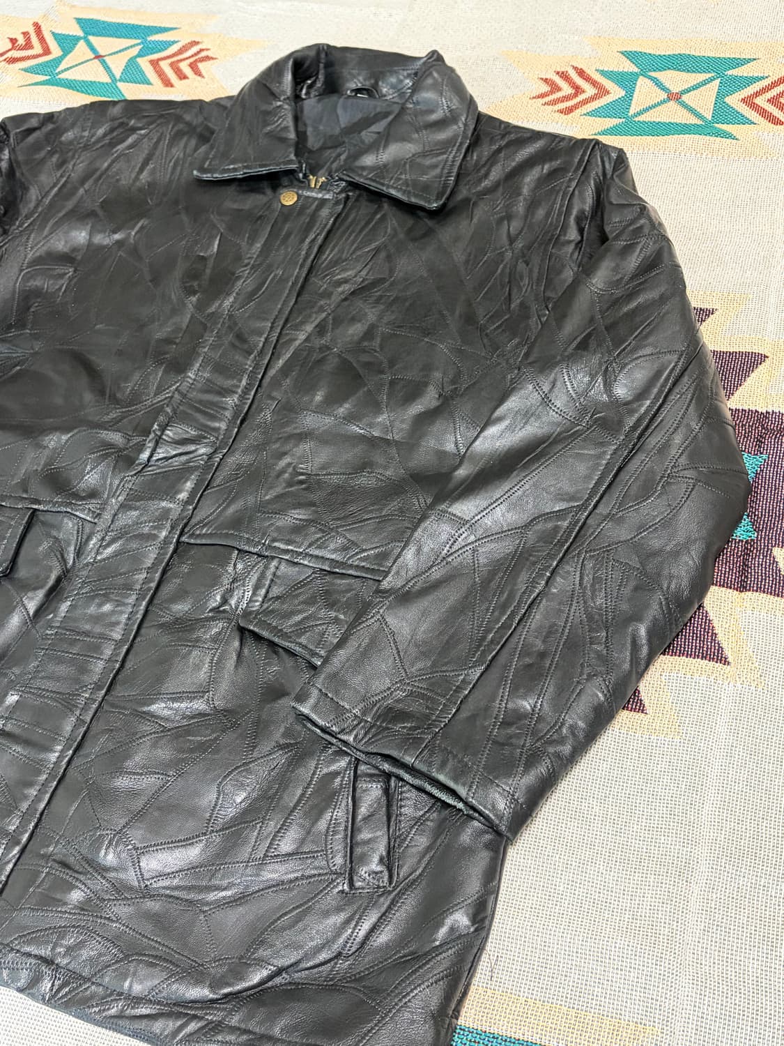 재패니즈 그런지 양가죽 카코트 / japanese western coat 상품이미지3