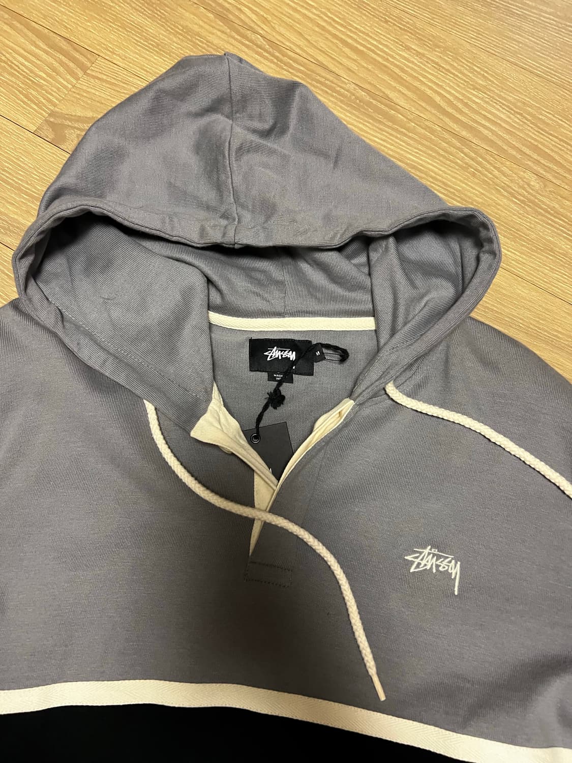 스투시 럭비 투톤후드 상품이미지2