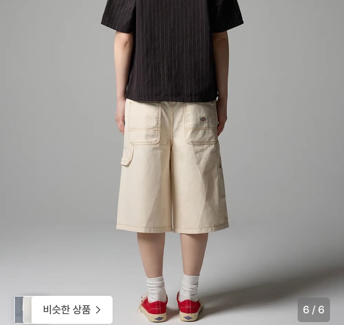 디키즈 우먼즈 카펜터 버뮤다 데님 쇼츠 팬츠 상품이미지2