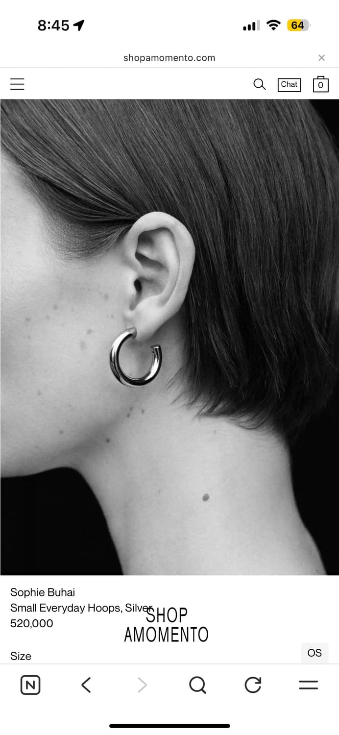 SOPHIE BUHAI 소피부하이 에브리데이 후프 이어링 상품이미지2