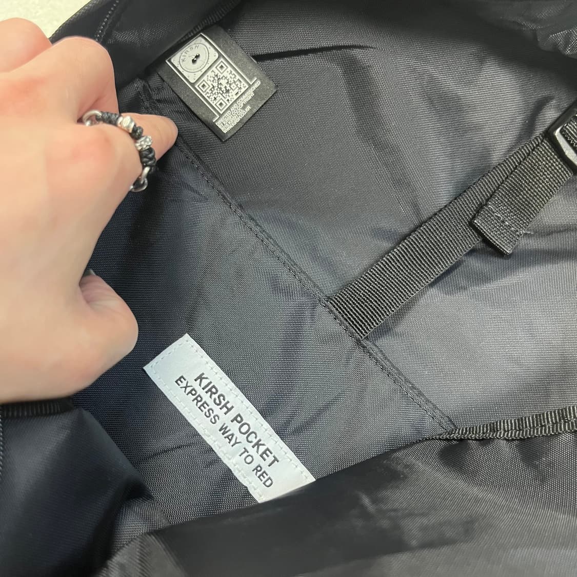Kirsh black backpack 상품이미지7