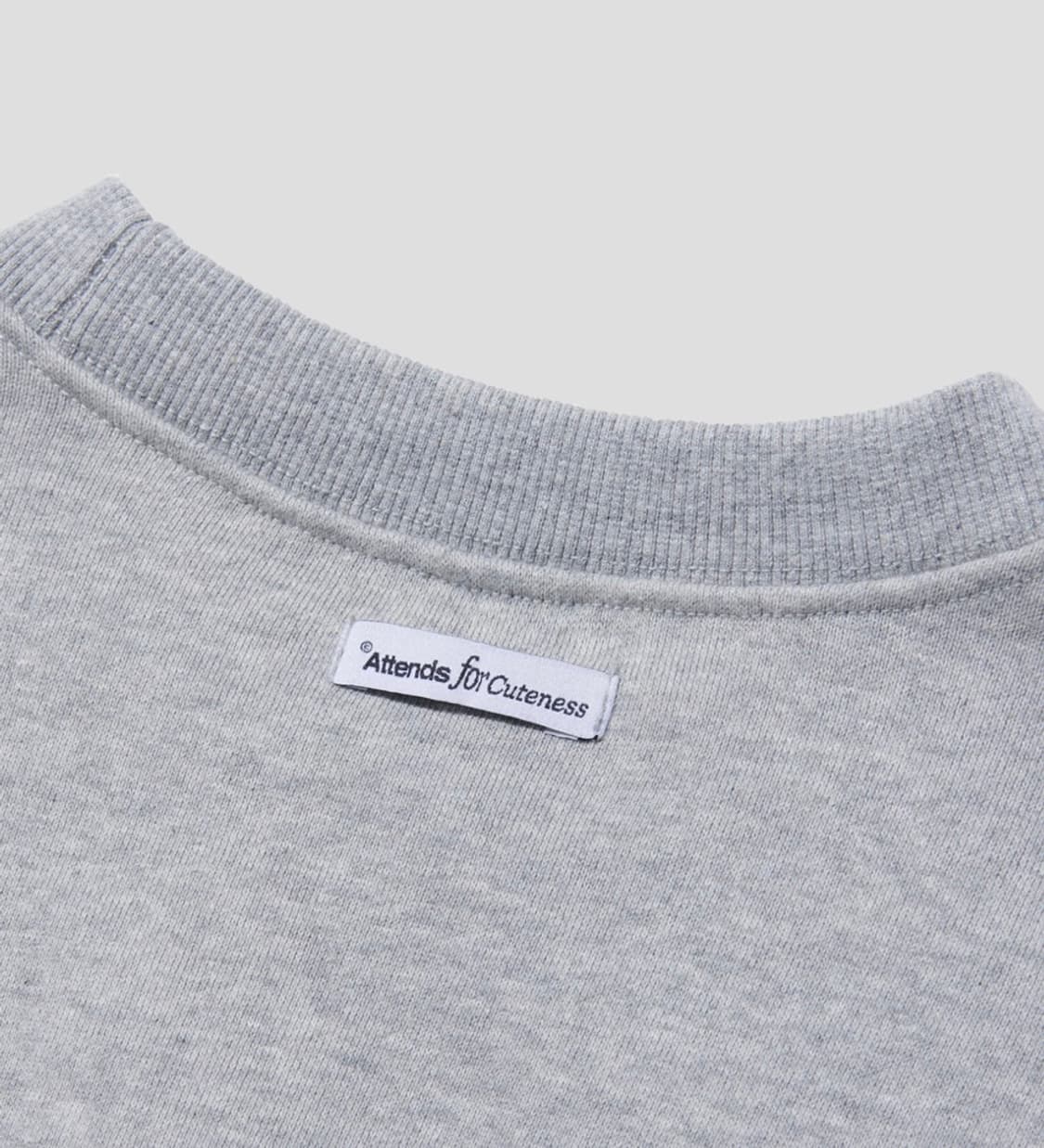 어텐즈 Gray Basic Sweatshirt 상품이미지3