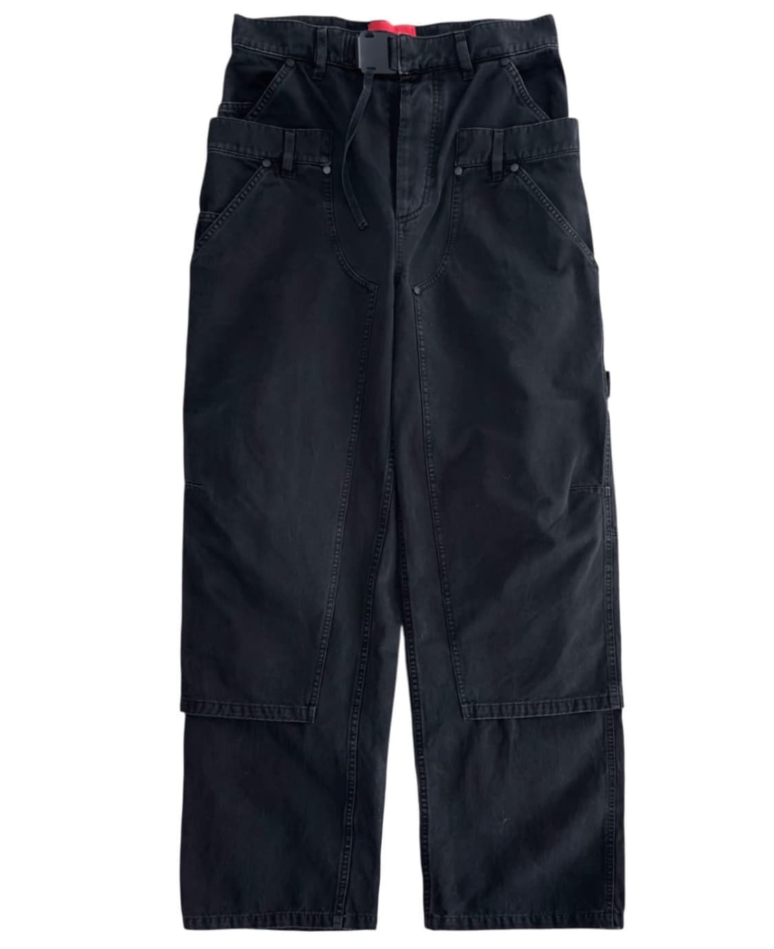 S)032C 더블 시프트 카펜터 와이드 팬츠 상품이미지4