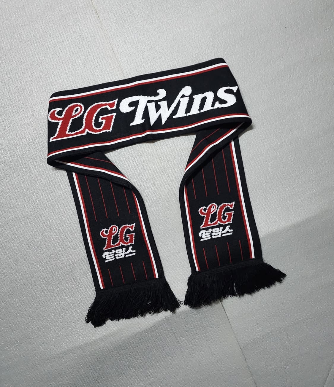 LG트윈스 클래식 응원 니트 머플러 상품이미지1