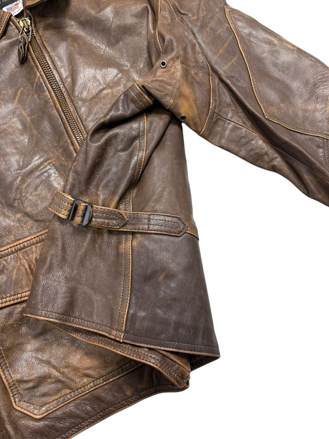 Avirex 아비렉스 빈티지 가죽 자켓 상품이미지7