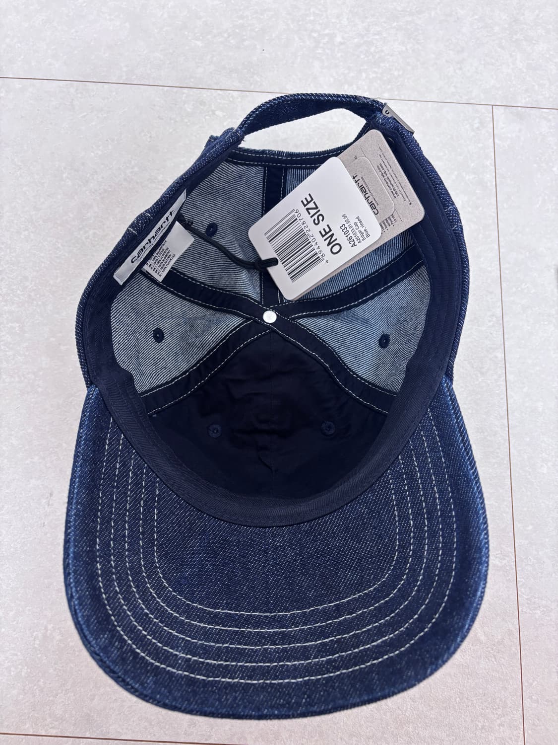 칼하트 edgar cap (blue rinsed) 상품이미지3