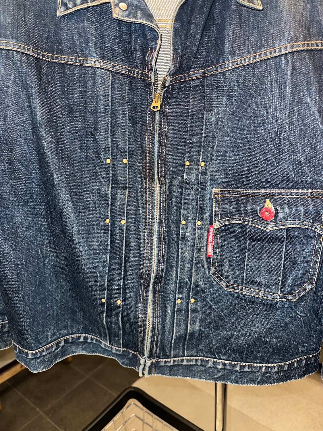 80-90’s Japanese type-1 selvedge denim 상품이미지5