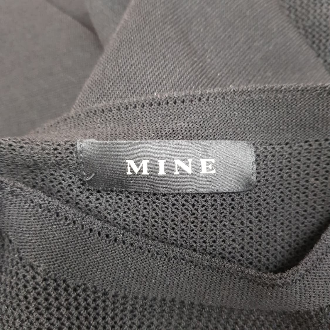 한섬 Mine 마인  시스루 니트 머메이드 롱 원피스 F사이즈 상품이미지5