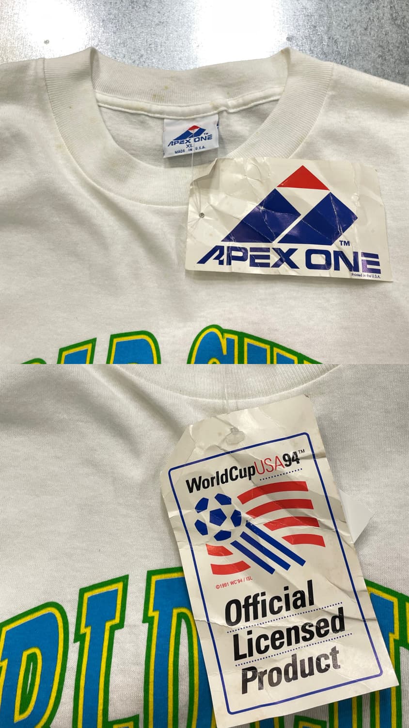 (XL) USA Apex One 빈티지 브라질 월드컵 반팔티 상품이미지10