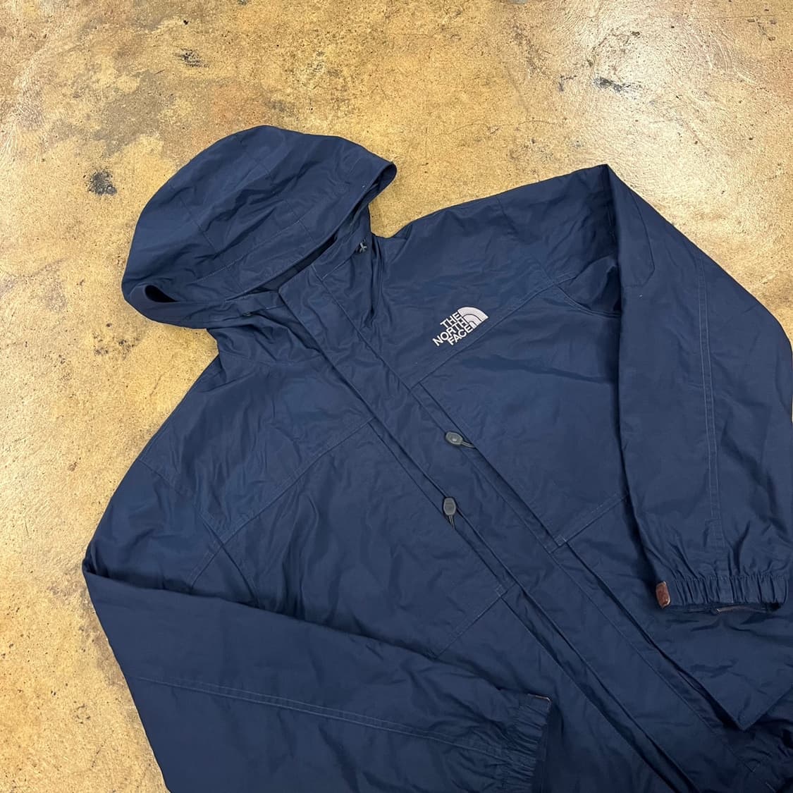 [정품/S] 노스페이스 네이비색 후드 바람막이 b18 상품이미지1