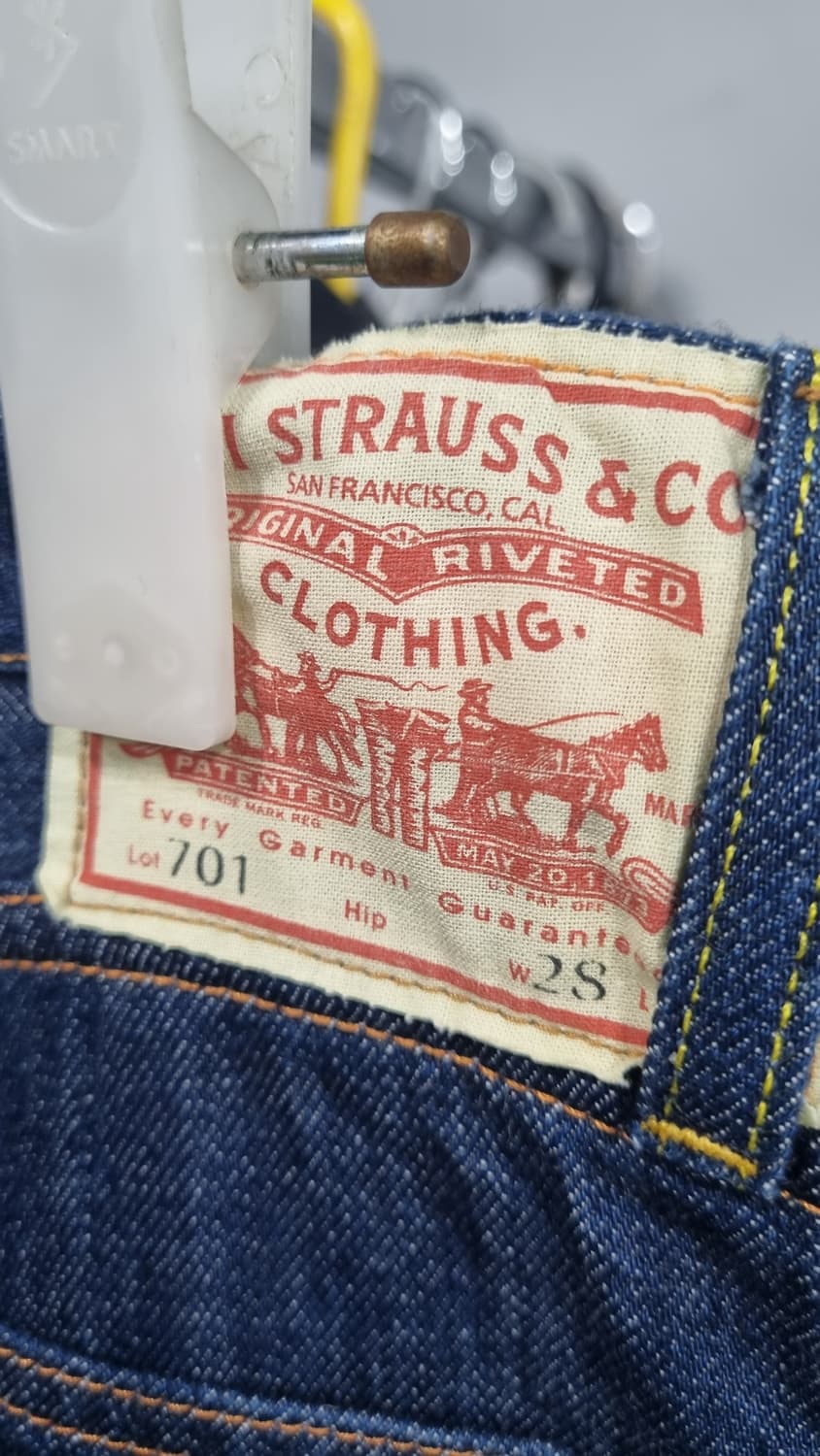 levis 701(lvc) 일본산 셀비지 bigE 생지데님 30사이즈 상품이미지3