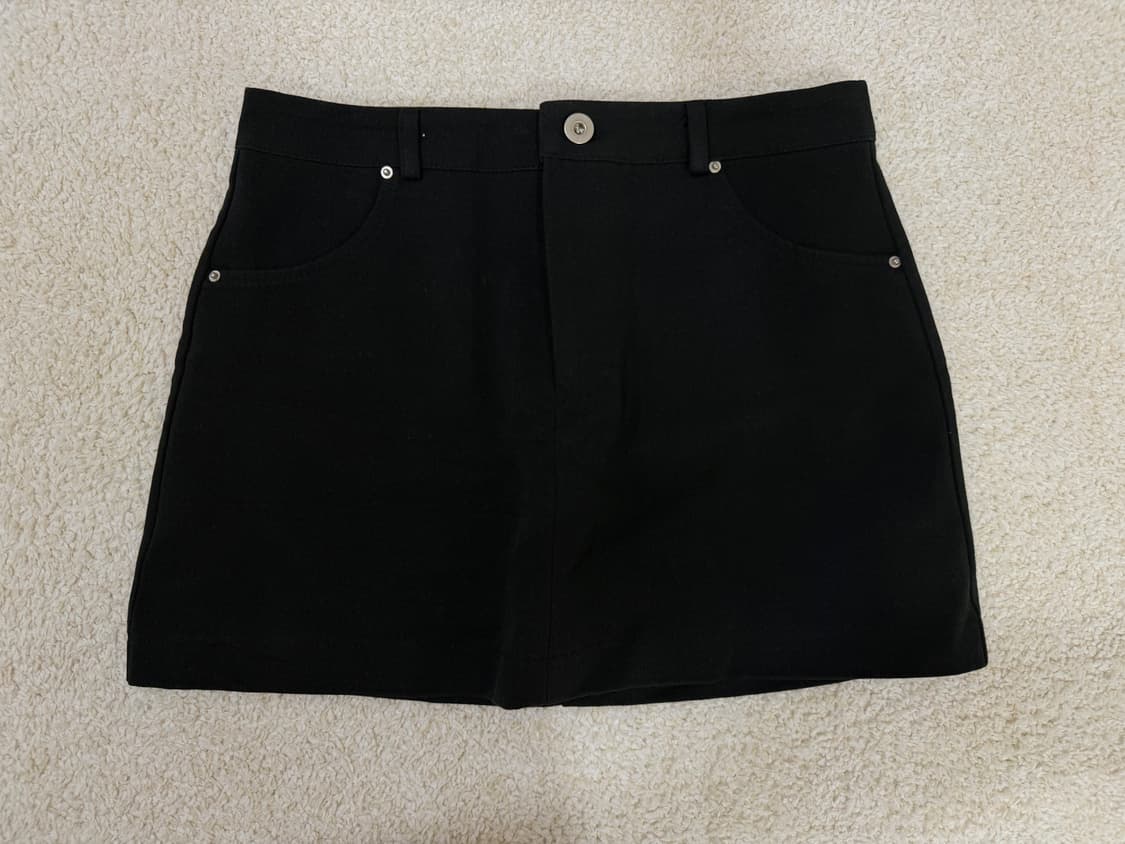 [주드 Jud] 어텀 코튼 스커트 (블랙 / S / 미착용 새상품) 상품이미지3