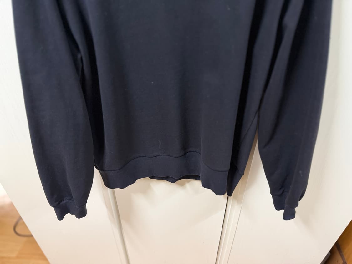 러프사이드 오버사이즈 스웻 셔츠 맨투맨 네이비 3 상품이미지5