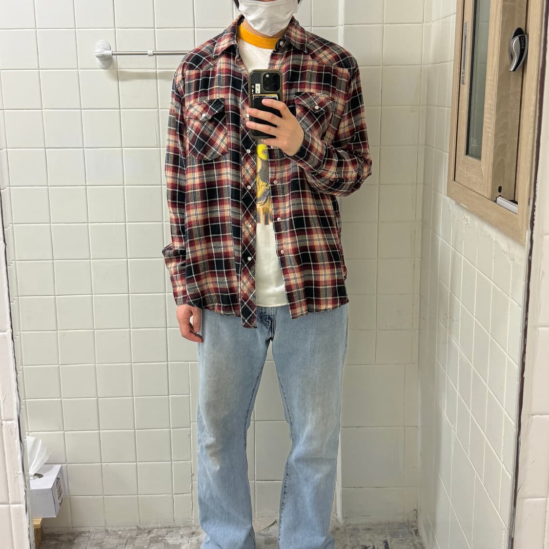 랭글러 플란넬 요크 웨스턴 셔츠 상품이미지2