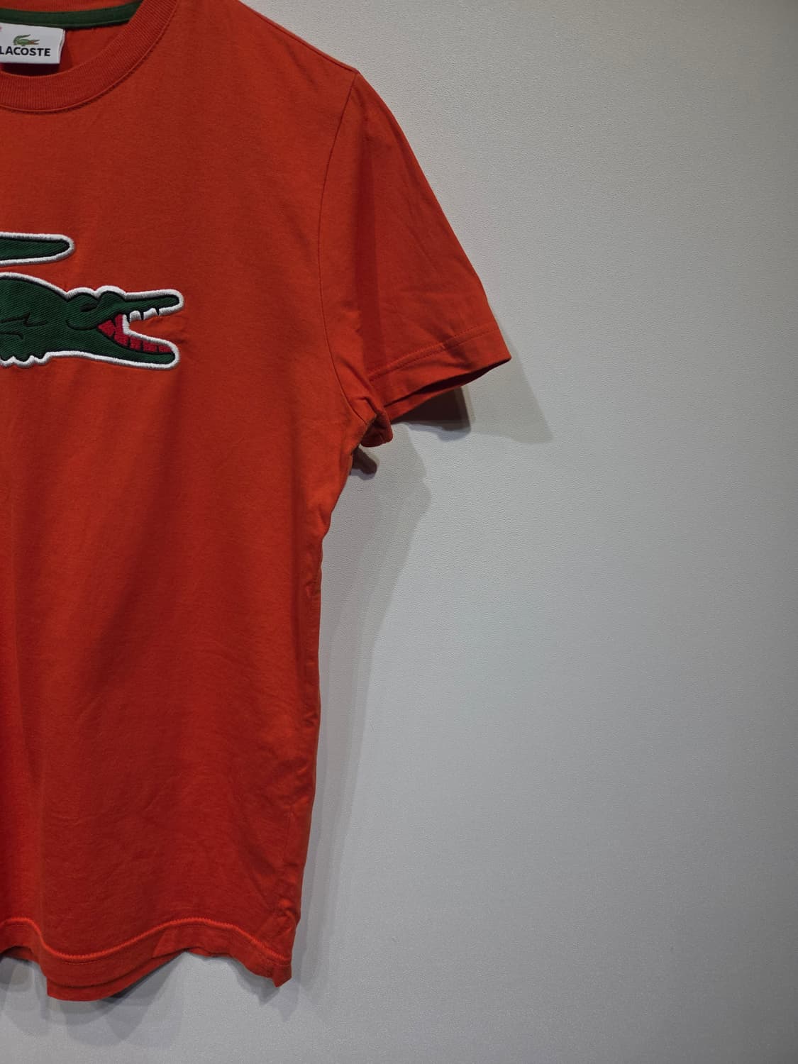 라코스테 빅크록 로고 라운드 반팔 티셔츠 상품이미지5