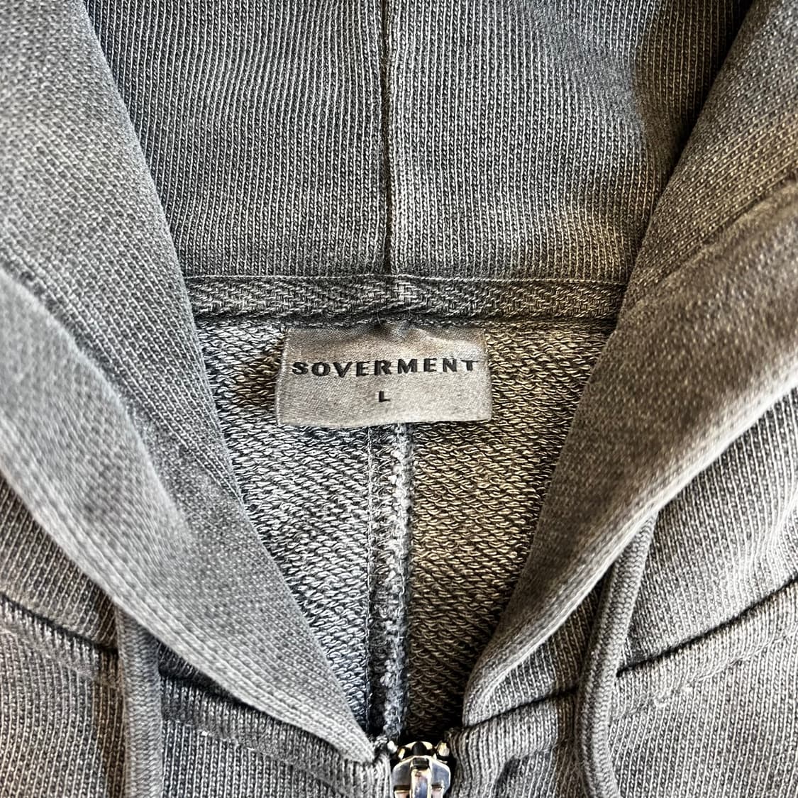 SOVERMENT 워싱 후드 집업 상품이미지4