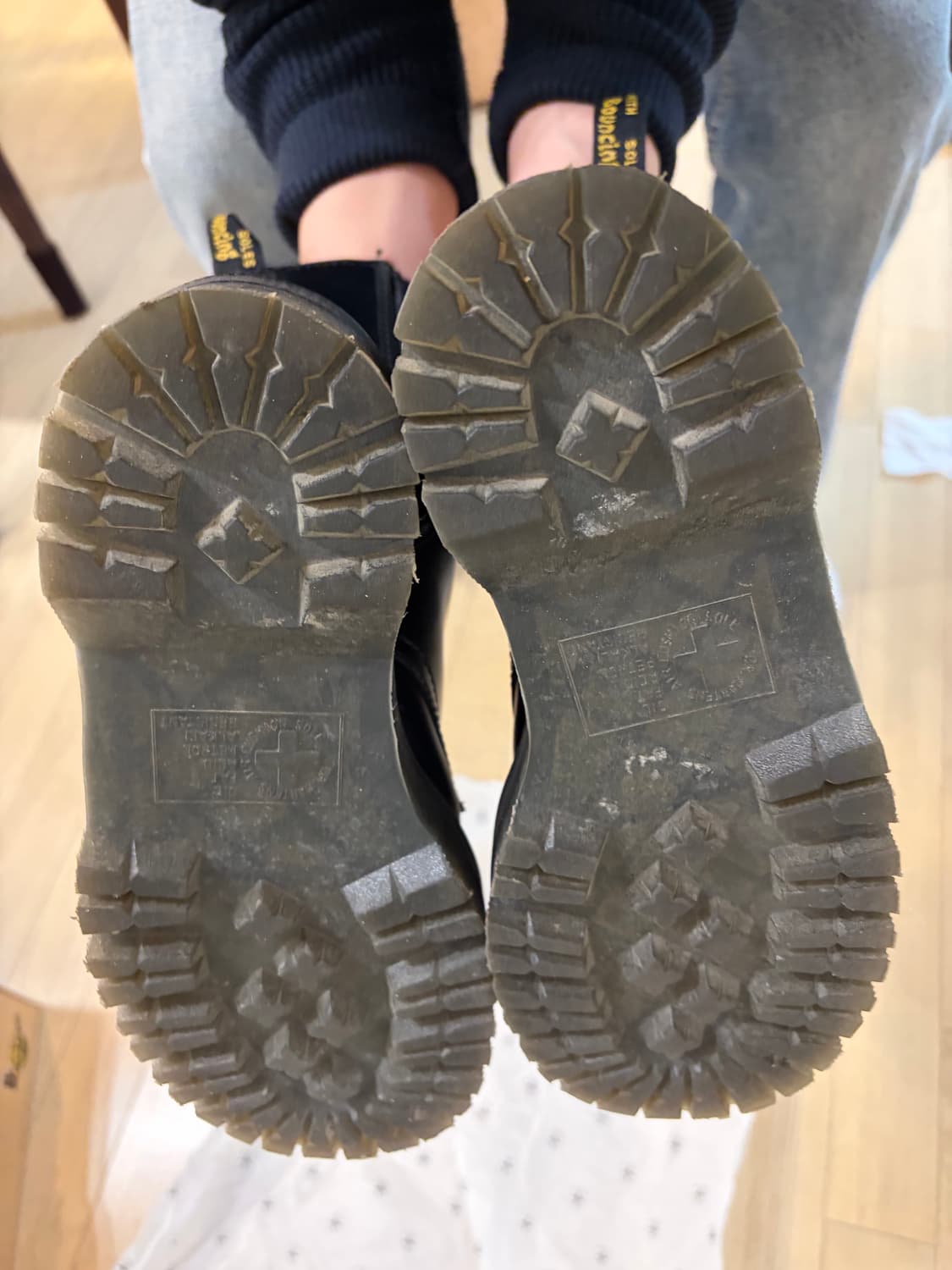 S급 닥터마틴 제이든 부츠 블랙 220 상품이미지4