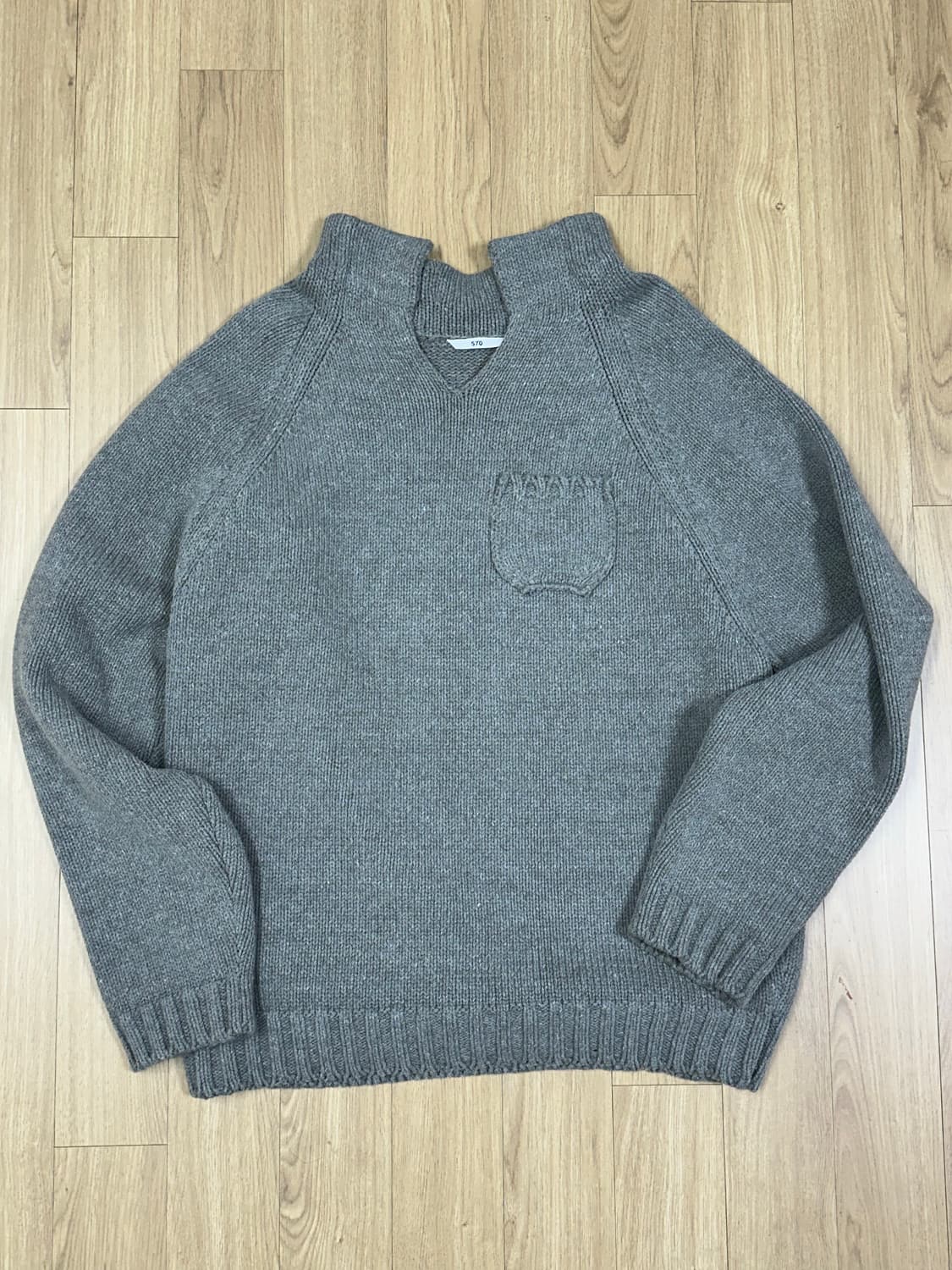 STU Collar Knit L 사이즈 상품이미지3