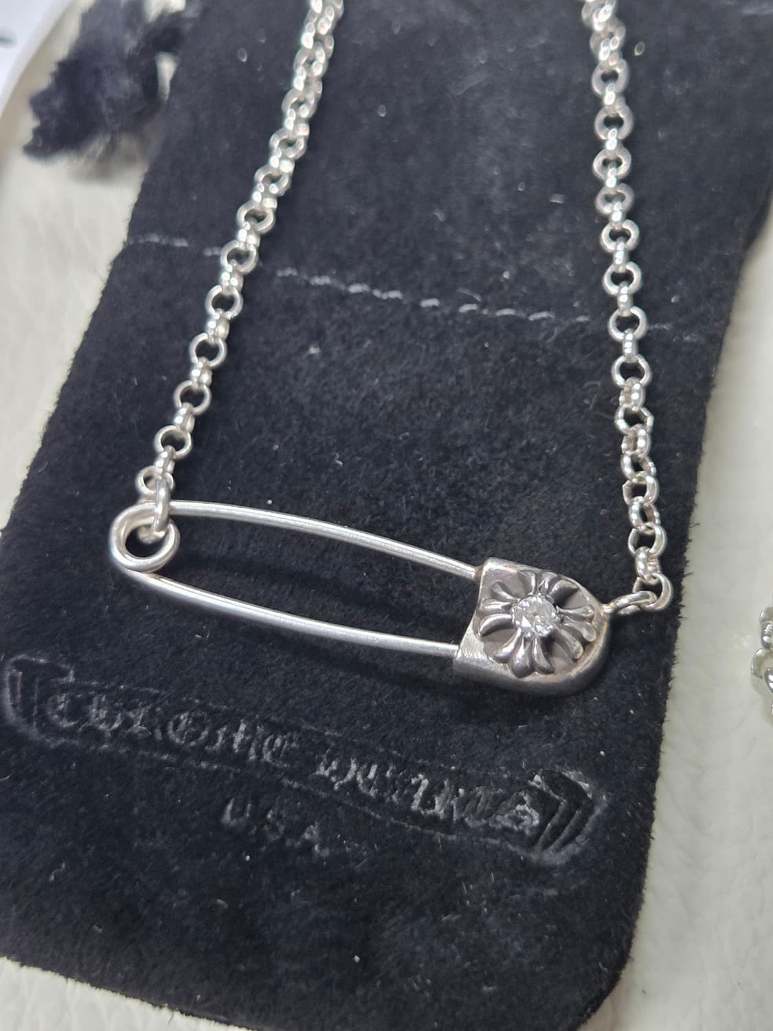 크롬하츠 세이프티핀 파베오리지널 일체형 상품이미지3