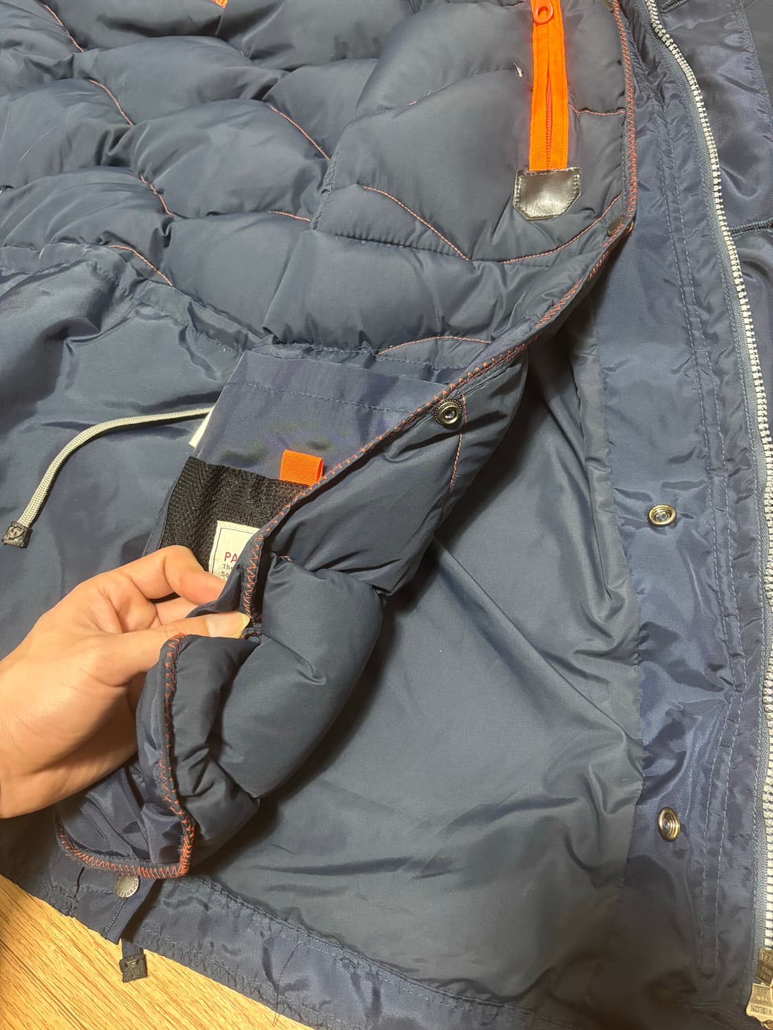 파라점퍼스 네이비 패딩 점퍼 상품이미지6